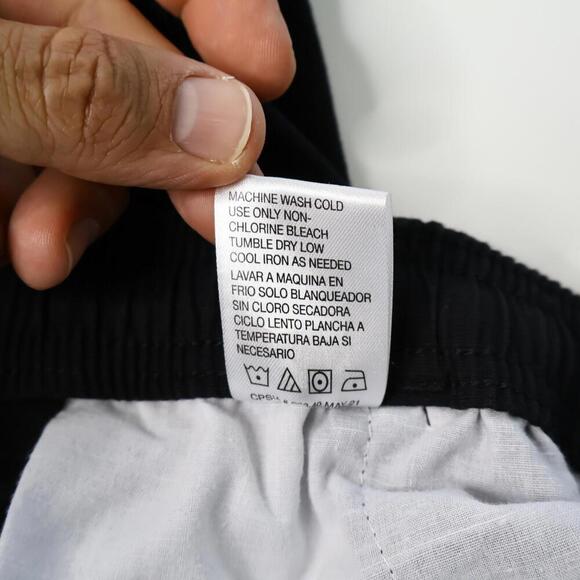 Plugg Black Pants Youth XL 18 Elastic Drawstring Ripstop Pockets - Picture 6 of 8